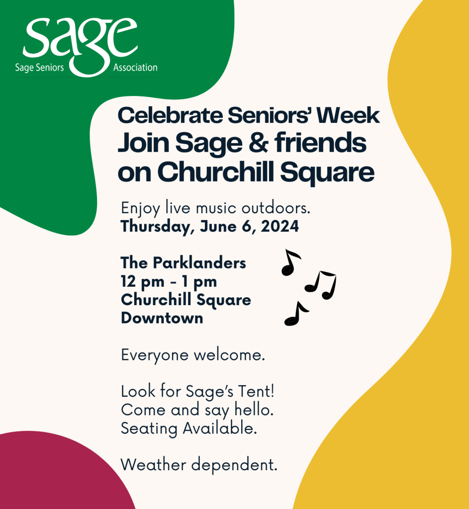 Seniors Week Event Flyer