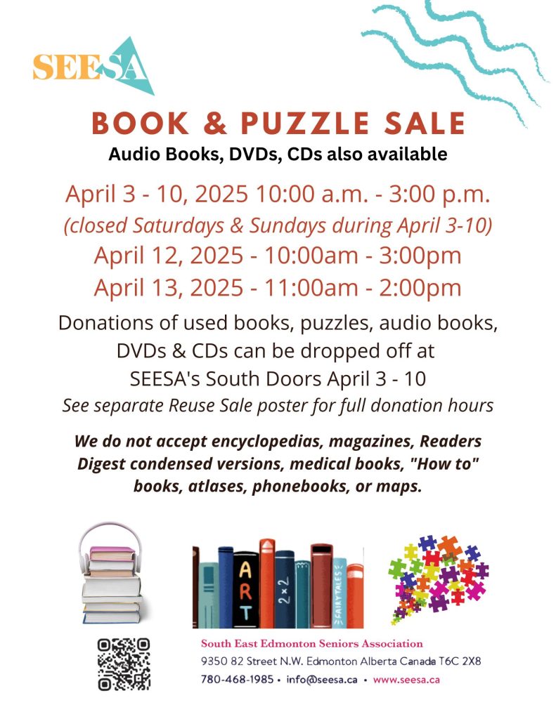 SEESA Book Sale Spring 2025