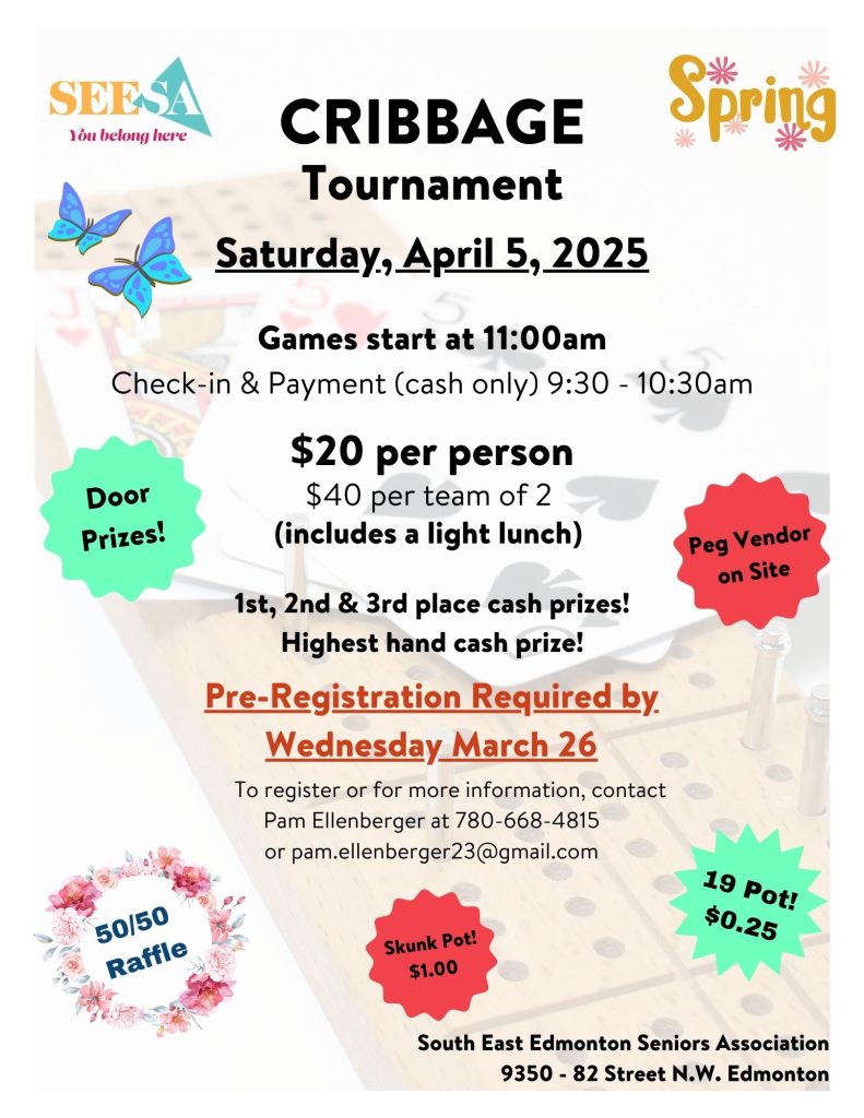 Spring 25 Cribbage Tournament